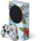 Blue Fall Flowers Xbox Series S Bundle Skin