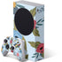 Blue Fall Flowers Xbox Series S Bundle Skin