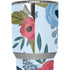 Blue Fall Flowers Yeti 30oz Rambler Tumbler Skin