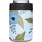 Blue Fall Flowers Yeti Colster Can Insulator Skin