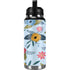 Blue Fall Flowers YETI Rambler 36oz Bottle Skin