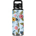 Blue Fall Flowers YETI Rambler 36oz Bottle Skin
