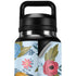 Blue Fall Flowers YETI Rambler 36oz Bottle Skin