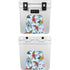 Blue Fall Flowers YETI Roadie 24 Hard Cooler Skin