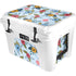 Blue Fall Flowers YETI Tundra 35 Hard Cooler Skin