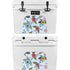 Blue Fall Flowers YETI Tundra 35 Hard Cooler Skin