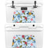 Blue Fall Flowers YETI Tundra 45 Hard Cooler Skin