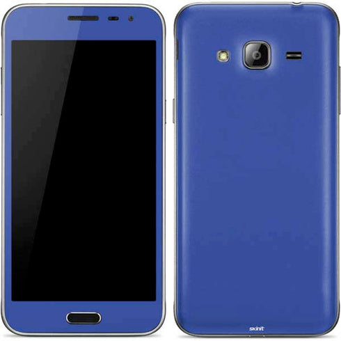 Blue Solid Galaxy J3 Skin