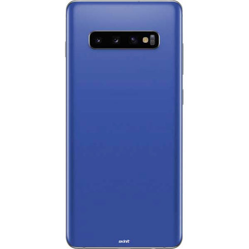 Blue Solid Galaxy S10 Plus Skin