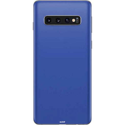 Blue Solid Galaxy S10 Skin