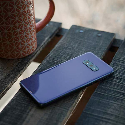 Blue Solid Galaxy S10e Skin
