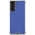 Blue Solid Galaxy S21 5G Clear Case