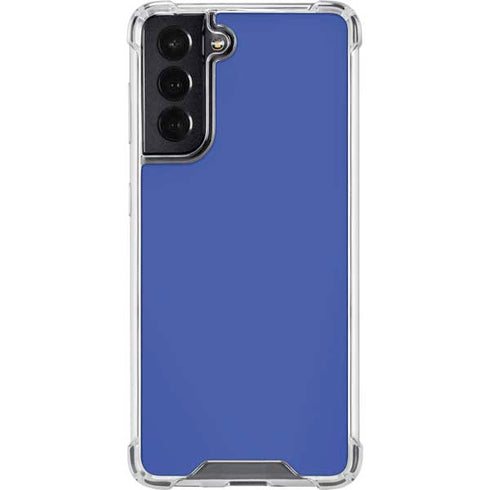 Blue Solid Galaxy S22 Clear Case