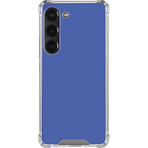 Blue Solid Galaxy S23 Clear Case