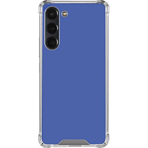 Blue Solid Galaxy S23 Plus Clear Case