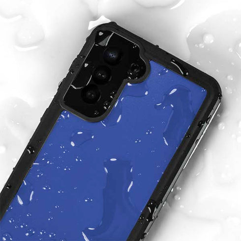 Blue Solid Galaxy S23 Plus Waterproof Case