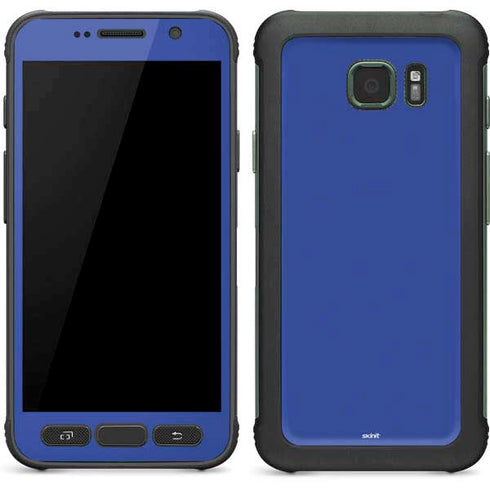 Blue Solid Galaxy S7 Active Skin