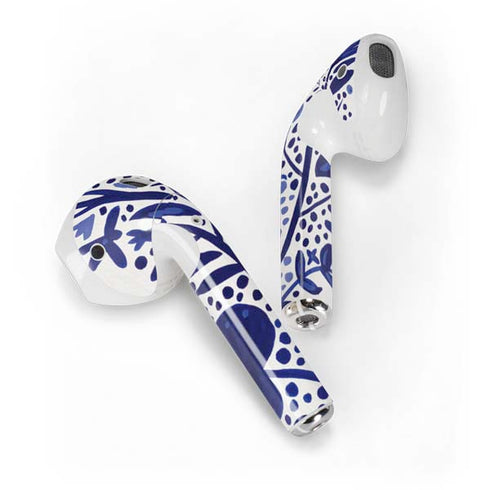 Cat Coq Blue Garden Apple AirPods Skin