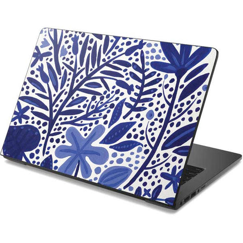 Cat Coq Blue Garden Dell Chromebook Skin
