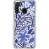 Cat Coq Blue Garden Galaxy A21 Clear Case