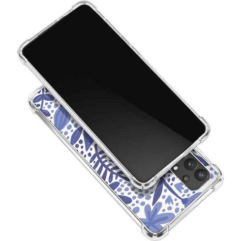 Cat Coq Blue Garden Galaxy A32 5G Clear Case