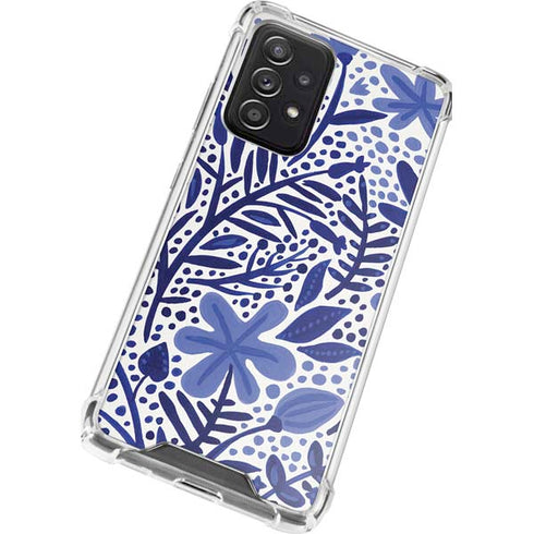 Cat Coq Blue Garden Galaxy A52 5G Clear Case