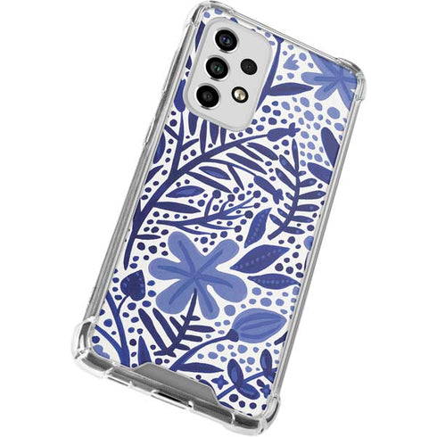 Cat Coq Blue Garden Galaxy A53 5G Clear Case