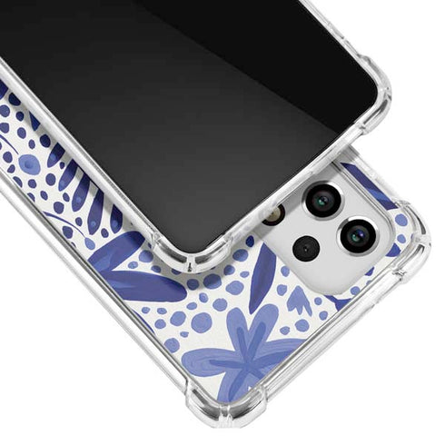 Cat Coq Blue Garden Galaxy A53 5G Clear Case