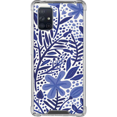 Cat Coq Blue Garden Galaxy A71 5G Clear Case
