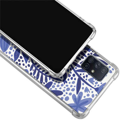 Cat Coq Blue Garden Galaxy A71 5G Clear Case
