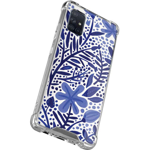 Cat Coq Blue Garden Galaxy A71 5G Clear Case