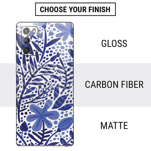 Cat Coq Blue Garden Galaxy Note20 5G Skin
