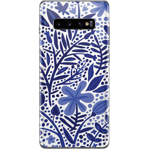 Cat Coq Blue Garden Galaxy S10 Plus Skin