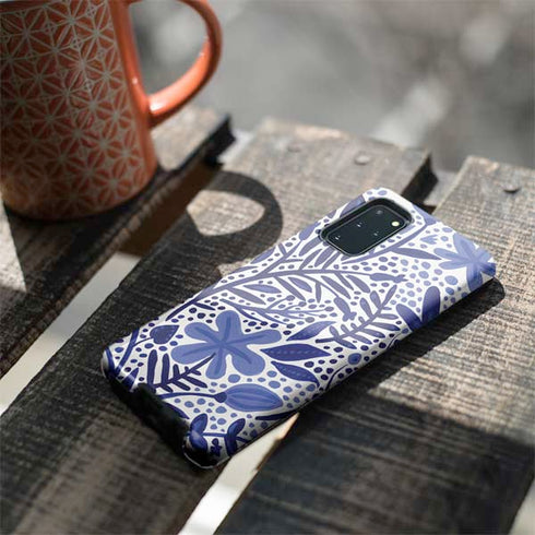 Cat Coq Blue Garden Galaxy S20 Plus Pro Case