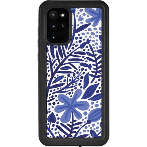 Cat Coq Blue Garden Galaxy S20 Plus Waterproof Case