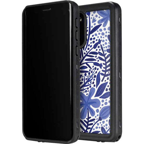 Cat Coq Blue Garden Galaxy S20 Plus Waterproof Case