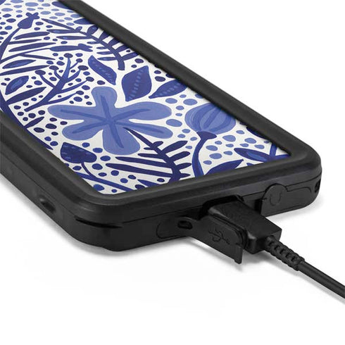 Cat Coq Blue Garden Galaxy S20 Plus Waterproof Case