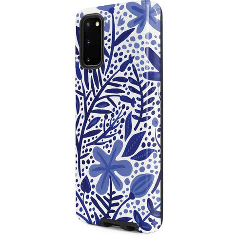 Cat Coq Blue Garden Galaxy S20 Pro Case