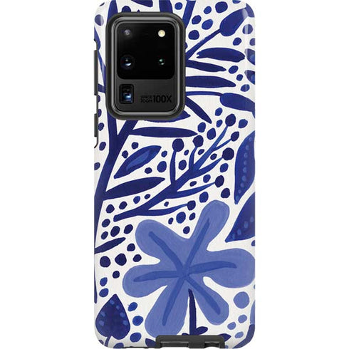 Cat Coq Blue Garden Galaxy S20 Ultra 5G Pro Case