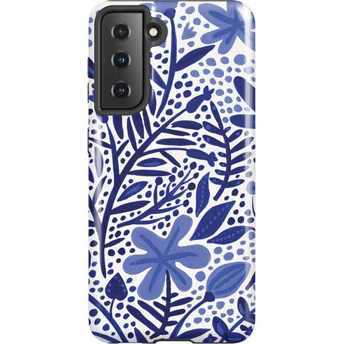 Cat Coq Blue Garden Galaxy S21 5G Pro Case