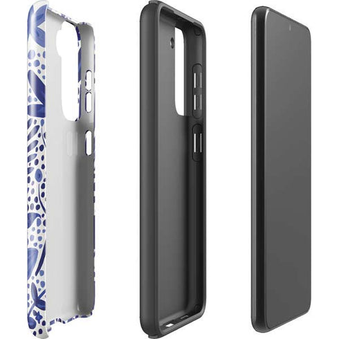 Cat Coq Blue Garden Galaxy S21 Plus 5G Pro Case