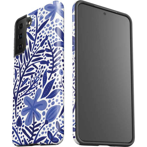 Cat Coq Blue Garden Galaxy S21 Plus 5G Pro Case