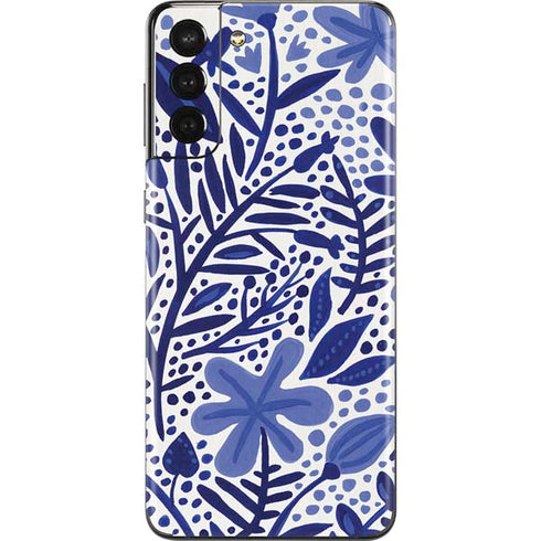 Cat Coq Blue Garden Galaxy S21 Plus 5G Skin