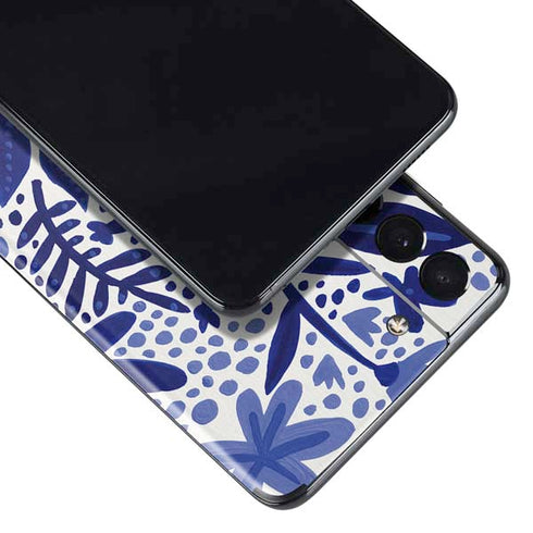 Cat Coq Blue Garden Galaxy S21 Plus 5G Skin