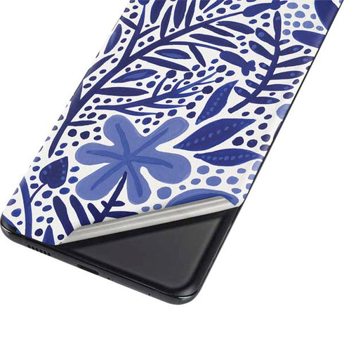 Cat Coq Blue Garden Galaxy S21 Plus 5G Skin