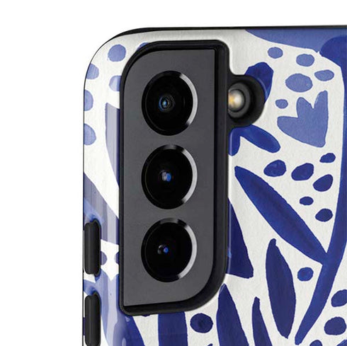 Cat Coq Blue Garden Galaxy S22 Plus Pro Case