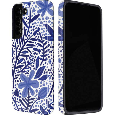 Cat Coq Blue Garden Galaxy S22 Plus Pro Case