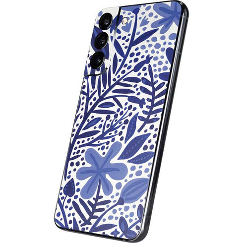 Cat Coq Blue Garden Galaxy S22 Plus Skin
