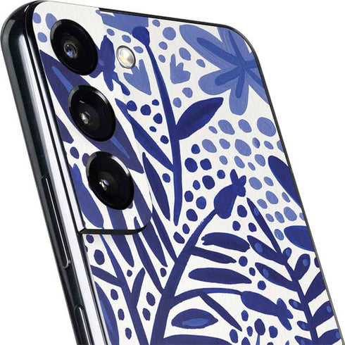 Cat Coq Blue Garden Galaxy S22 Skin