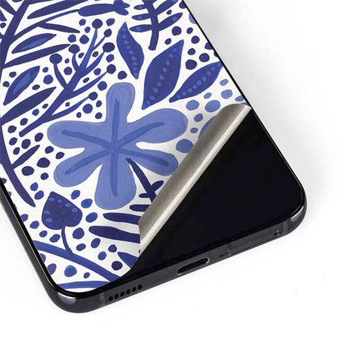 Cat Coq Blue Garden Galaxy S22 Skin